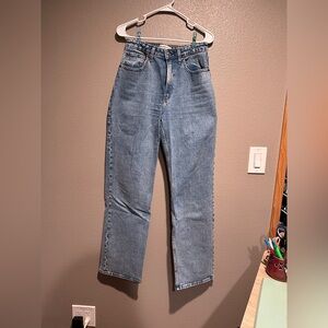 Abercrombie & Fitch Blue Straight Leg Jeans